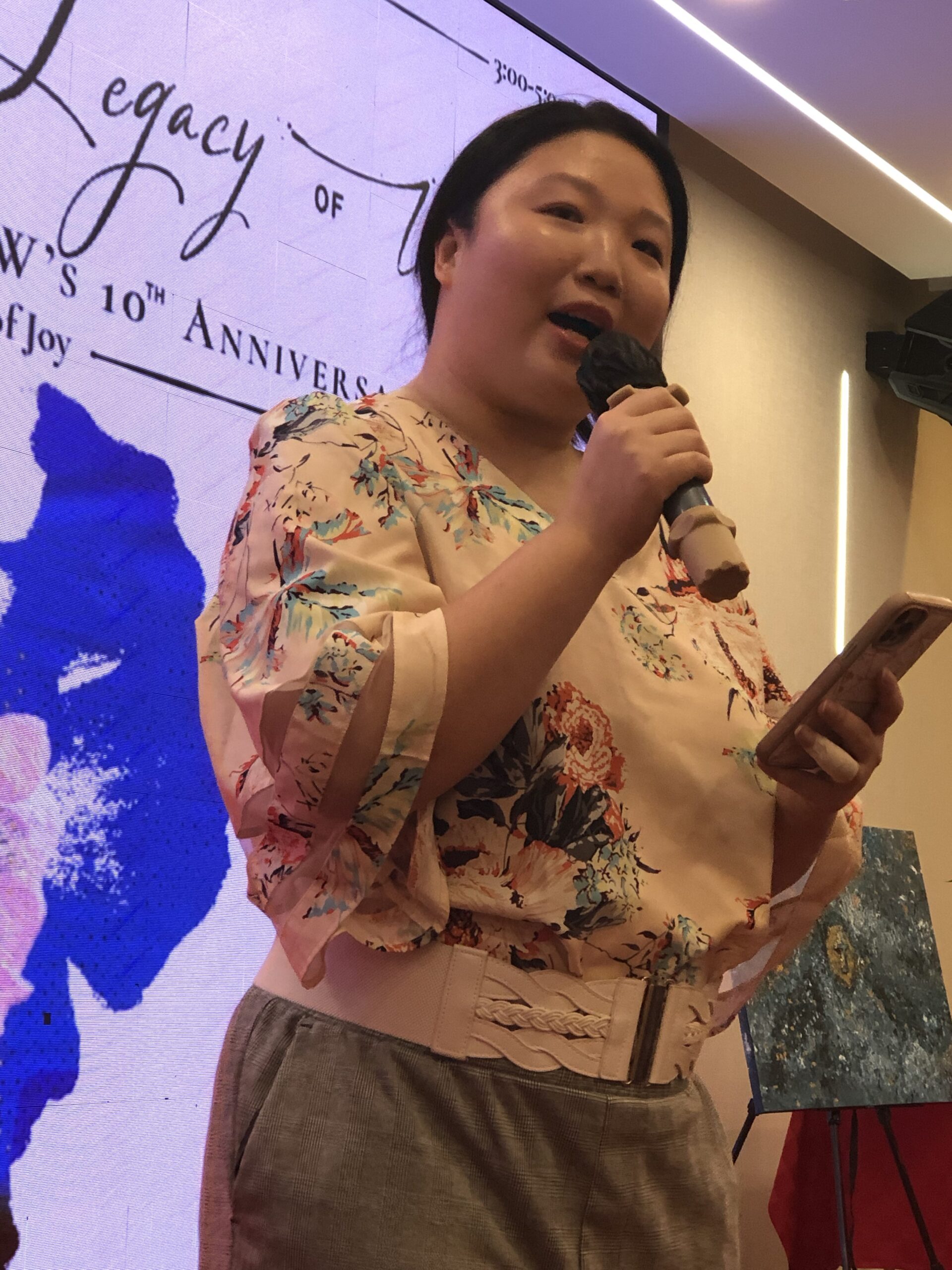 Janice speaking